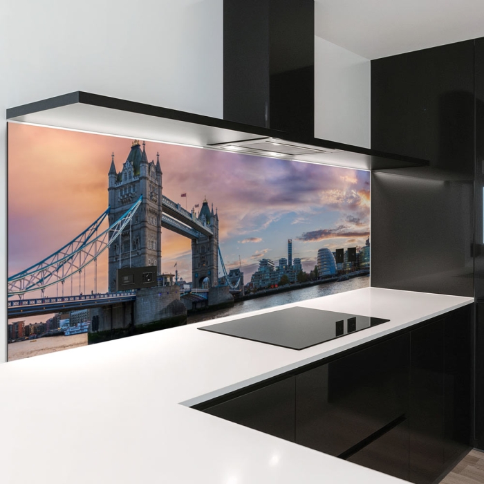 Küchenrückwand Platte | Berüchtigte Brücke Englands