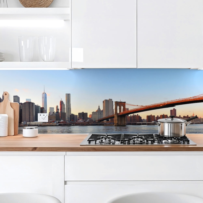 Küchenrückwand Platte New York bei Tagesanbruch Artikelbild 1