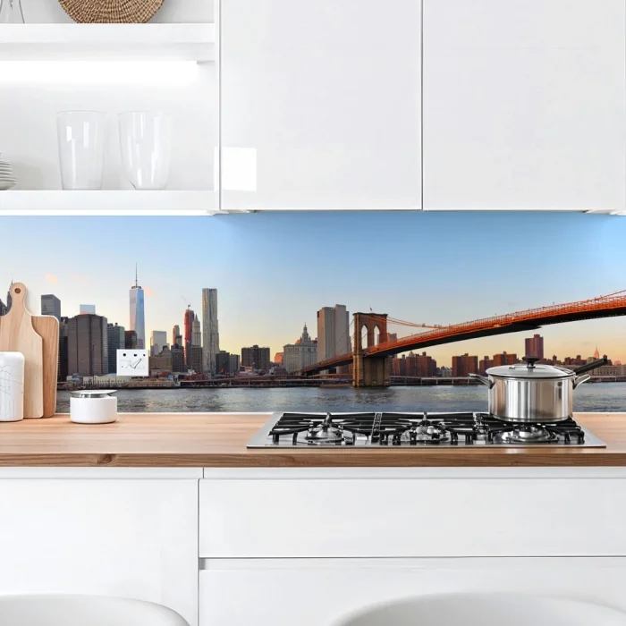 Küchenrückwand Platte New York bei Tagesanbruch Artikelbild 1