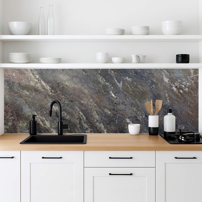 Küchenrückwand Platte Industrielles Rostbeton‑Design Artikelbild 2