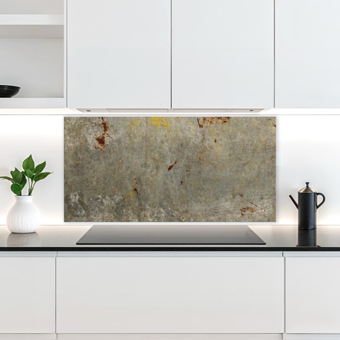 Küchenrückwand Platte Verwitterter Beton mit Rost Artikelbild 2