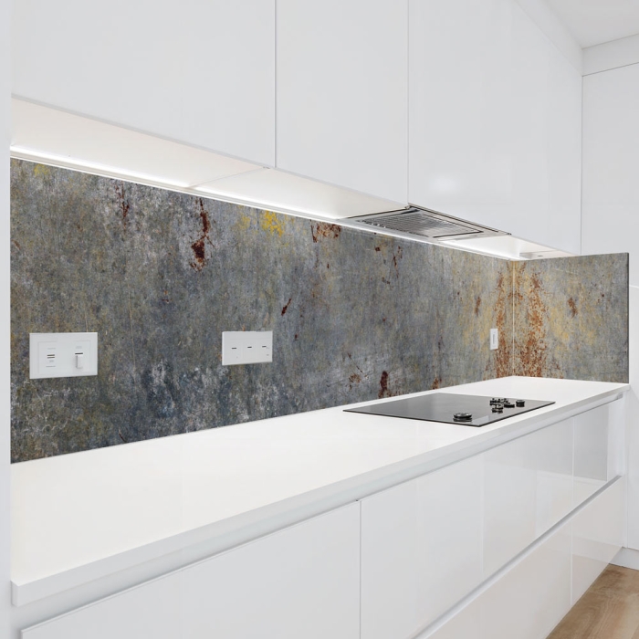 Küchenrückwand Platte | Industrial Loft Beton Rost