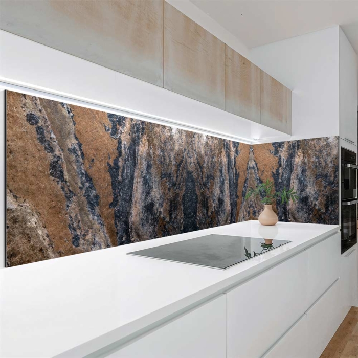 Küchenrückwand Platte | Antike Steinoptik