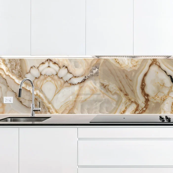 Küchenrückwand Platte Alabaster Marmor Onyx Effekt Artikelbild 2
