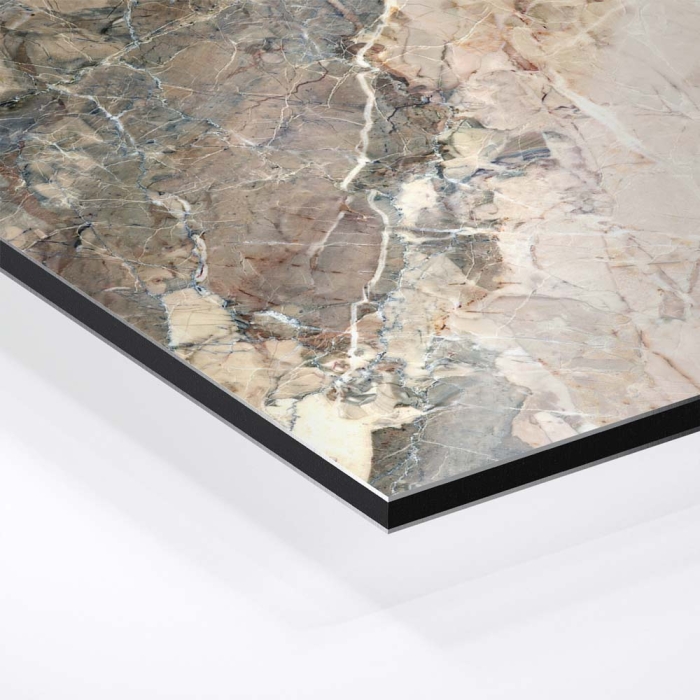 Küchenrückwand Platte Marmor-Struktur in Erdige Töne Hover Bild