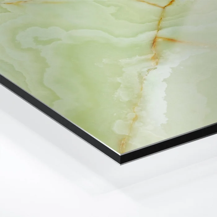 Küchenrückwand Platte Smaragd Grüner Marmoroptik Hover-Bild