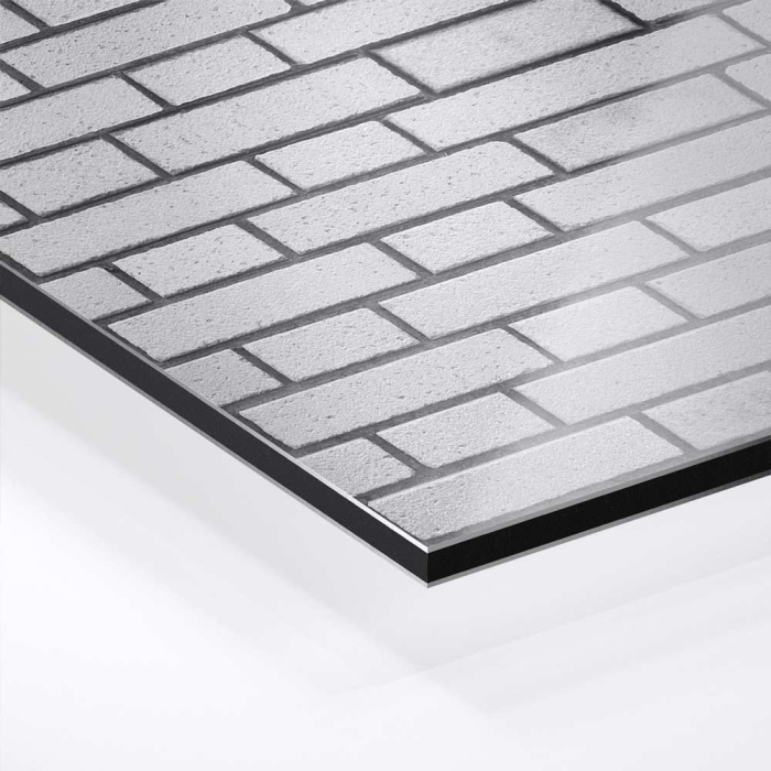 Küchenrückwand Platte Graue Backsteinoptik Hover-Bild