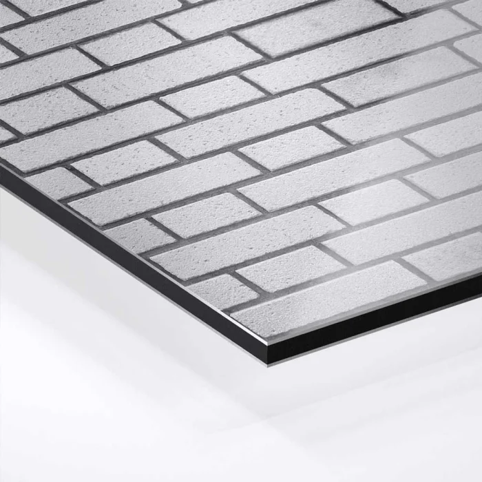 Küchenrückwand Platte Graue Backsteinoptik Hover-Bild