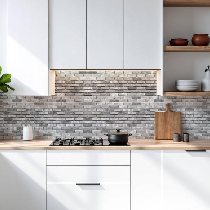 Küchenrückwand Platte Antike Backstein Struktur Artikelbild 1