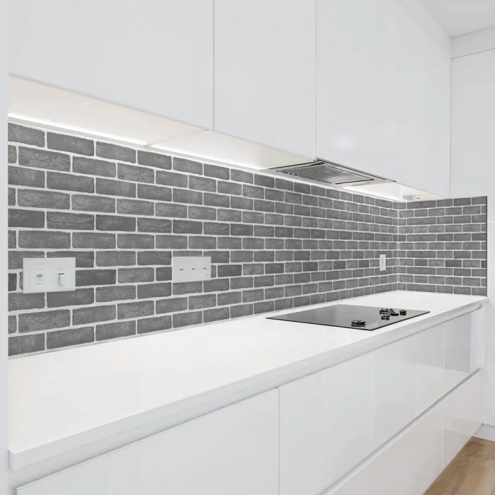 Küchenrückwand Platte Urbanes Ziegel Design Hauptbild 1