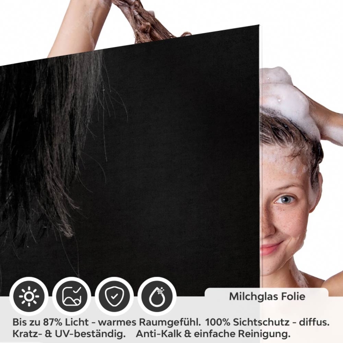 Sichtschutzfolie Dusche | Sinnlicher Körperverlauf