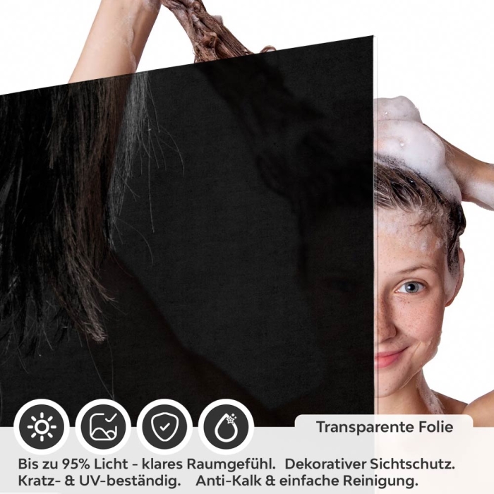 Sichtschutzfolie Dusche | Sinnlicher Körperverlauf