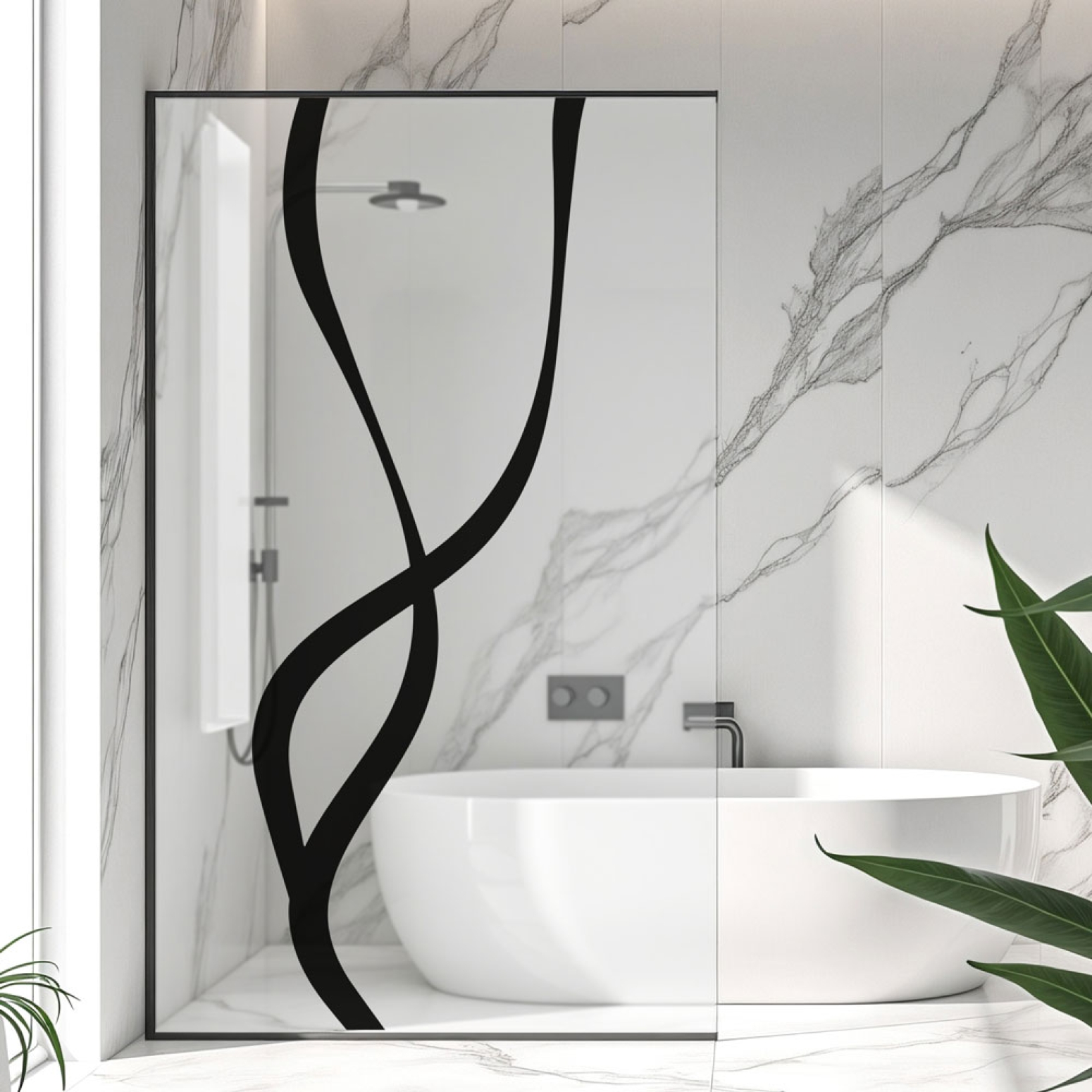 Sichtschutzfolie Dusche xxx Hauptbild