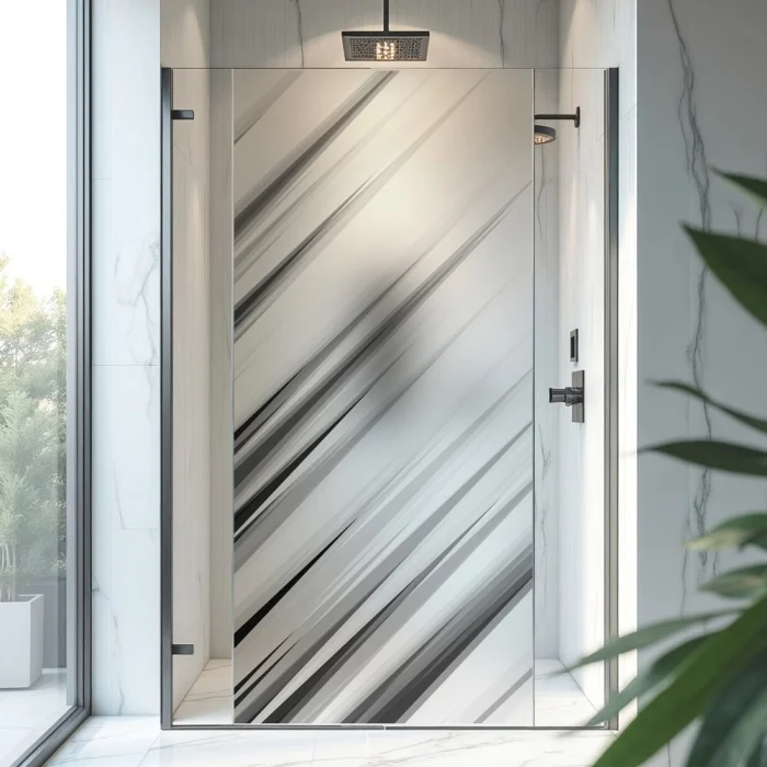 Sichtschutzfolie Dusche Umbra
