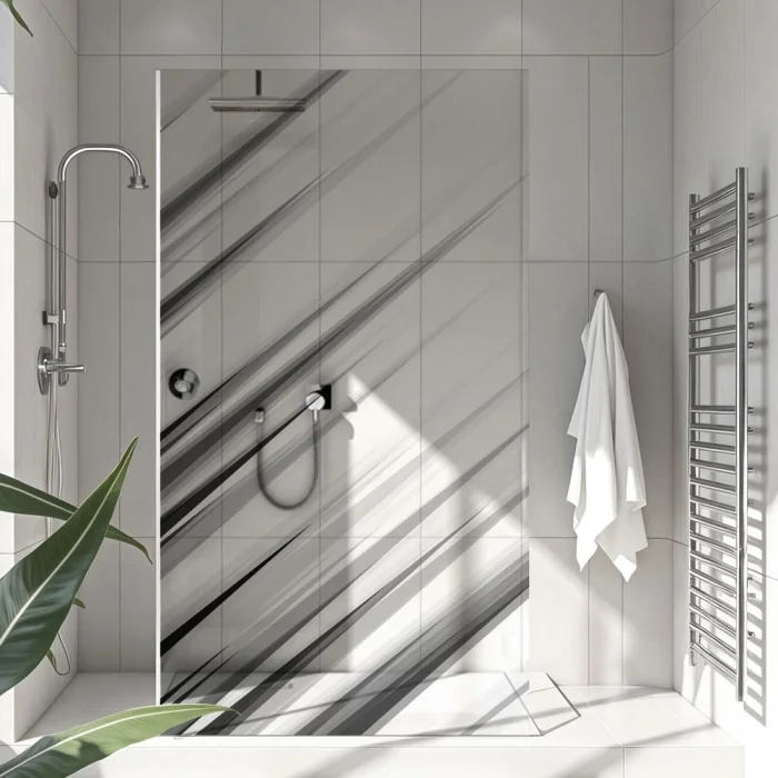 Sichtschutzfolie Dusche Umbra