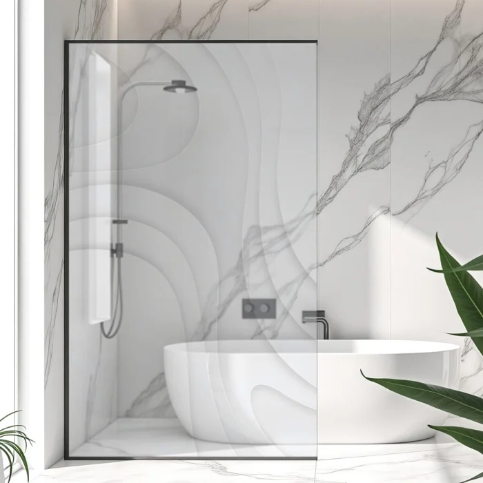 Sichtschutzfolie Dusche Zeitloses Design