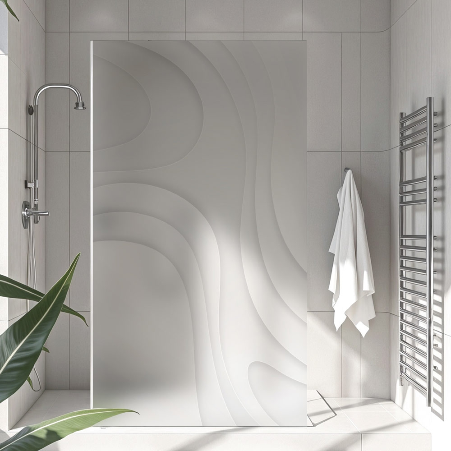 Sichtschutzfolie Dusche Zeitloses Design