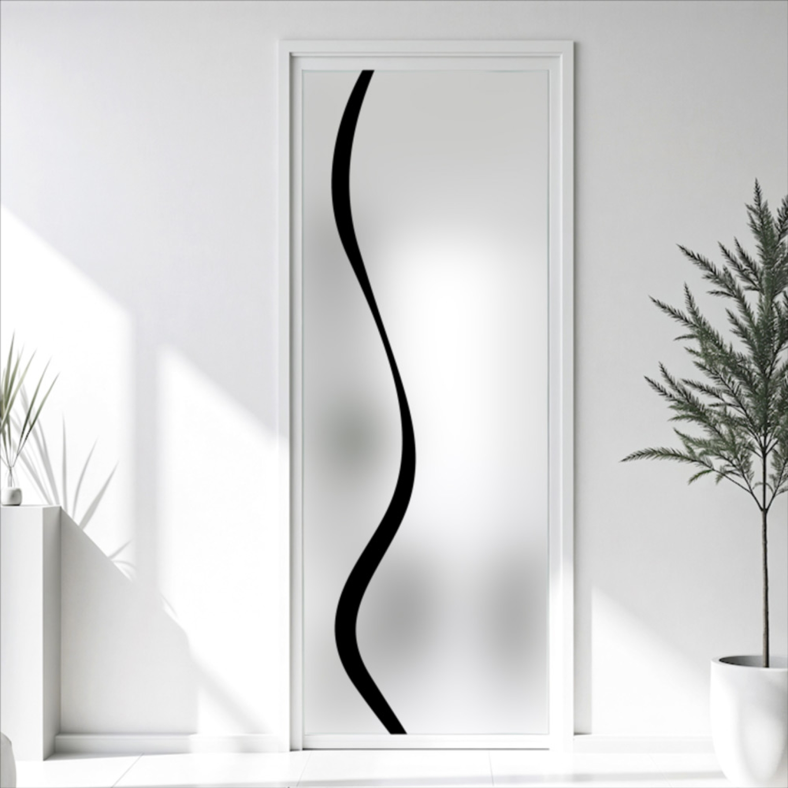 Glastür Folie | Line