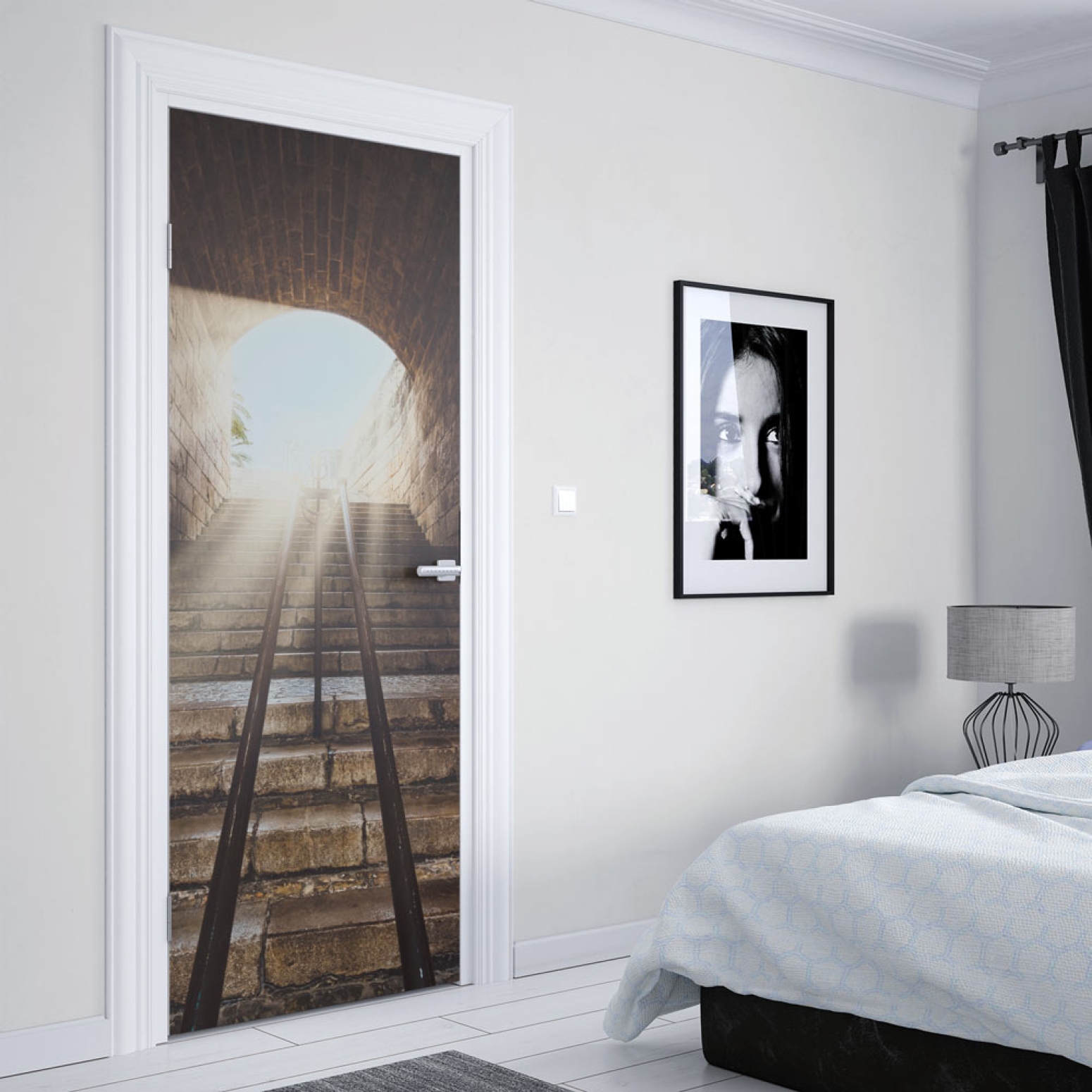Türfolie Urbane Treppe Artikelbild 2
