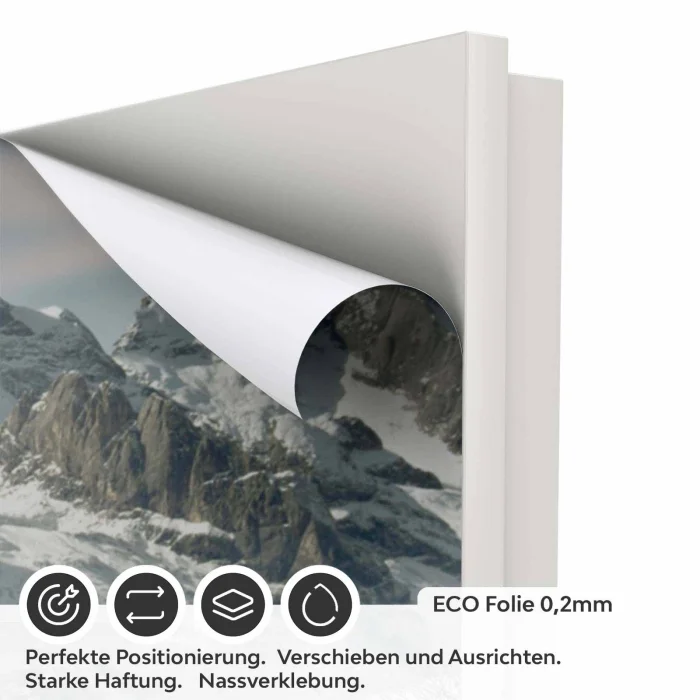 Türfolie Steinpfad zu den Alpen ECO Folie