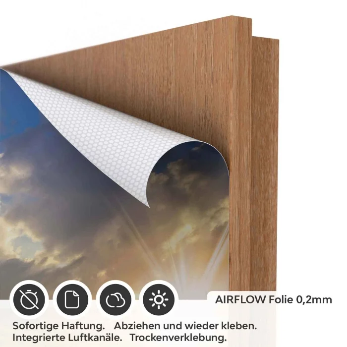 Türfolie Weg durch die Landschaft AIRFLOW Folie