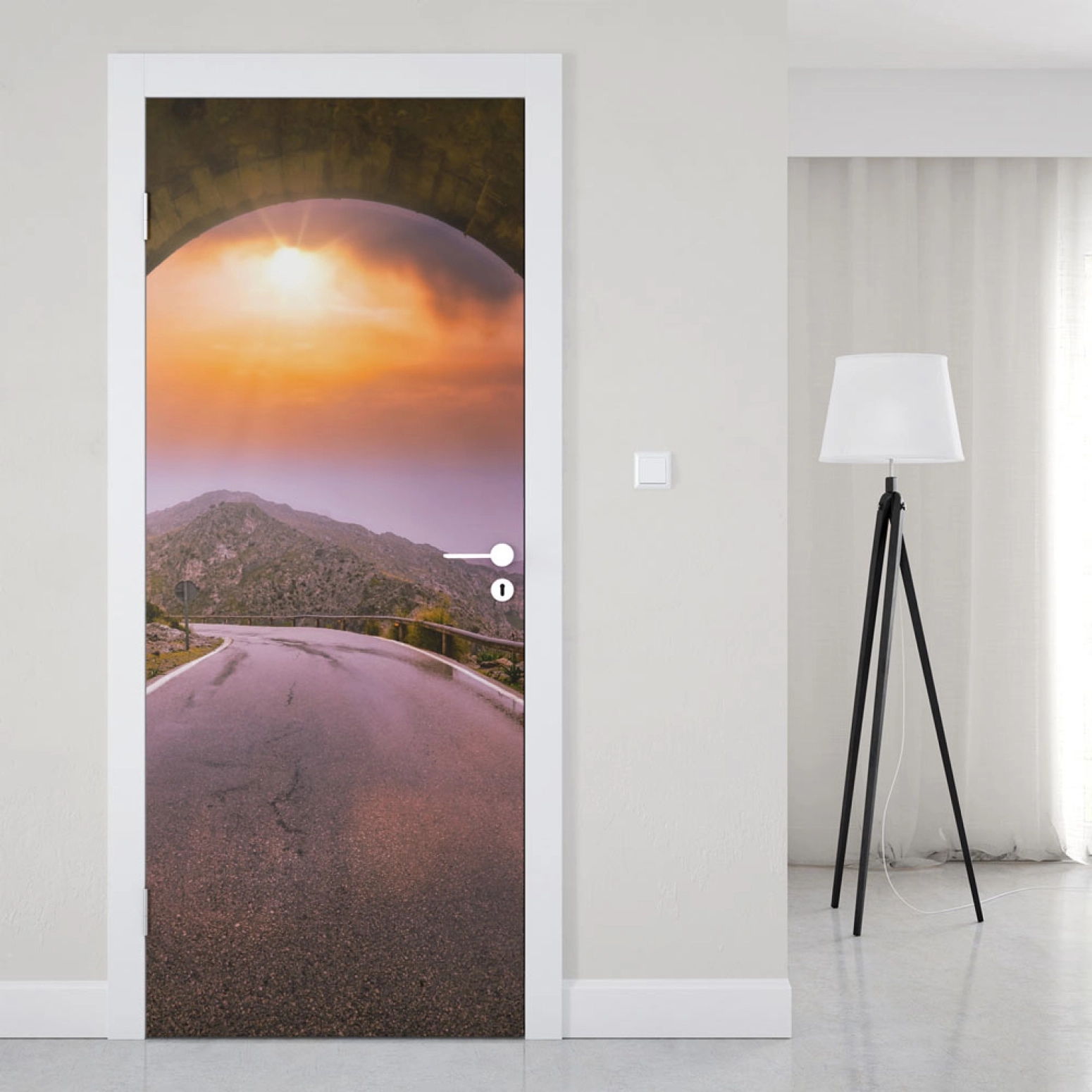 Türfolie Straße Sa Calobra Artikelbild 1