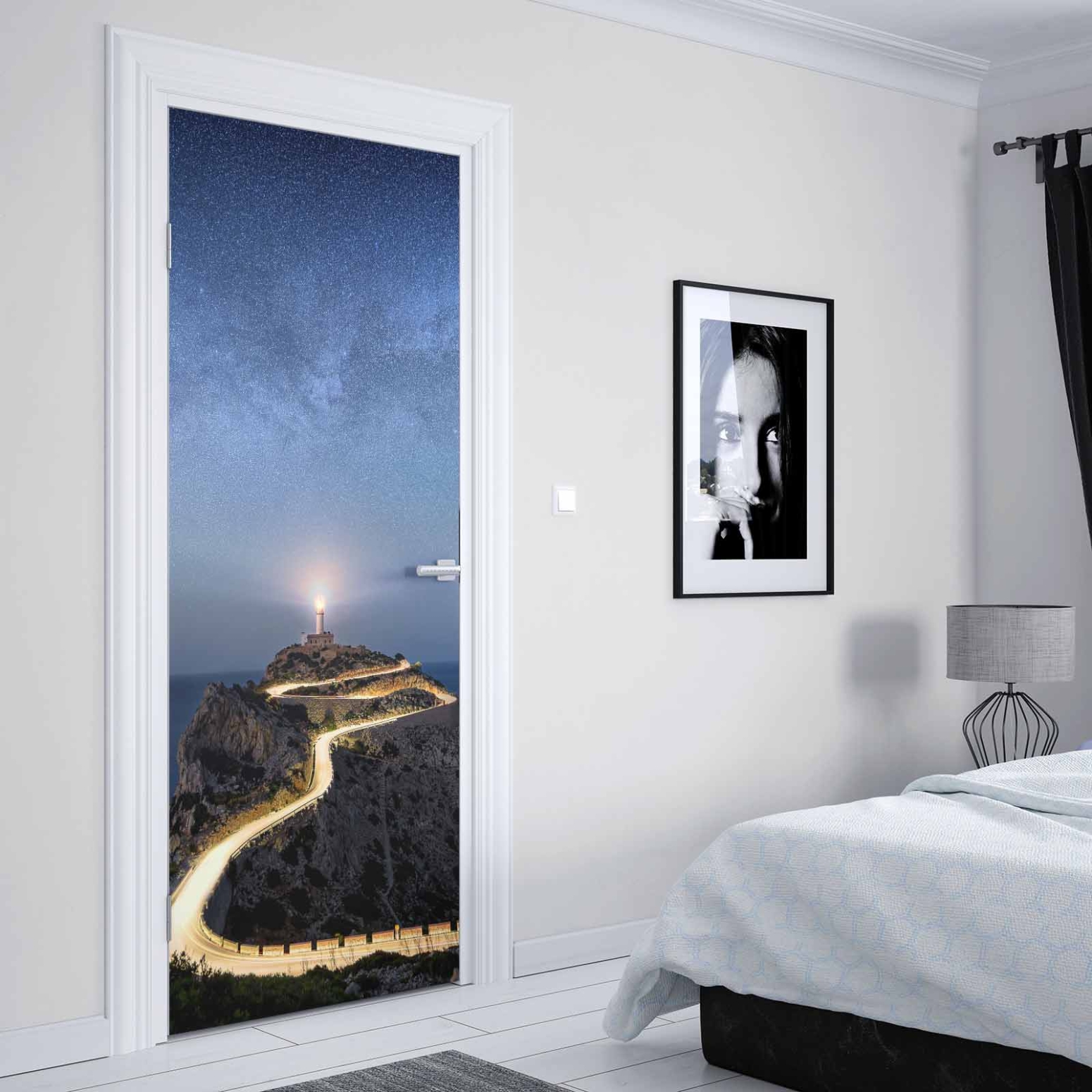 Türfolie Sternenschimmer am Leuchtturm Artikelbild 2