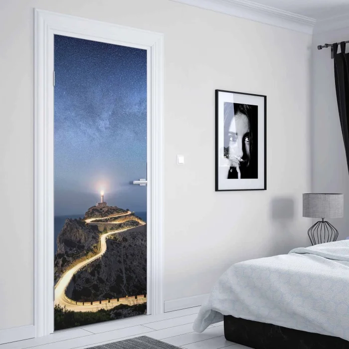 Türfolie Sternenschimmer am Leuchtturm Artikelbild 2