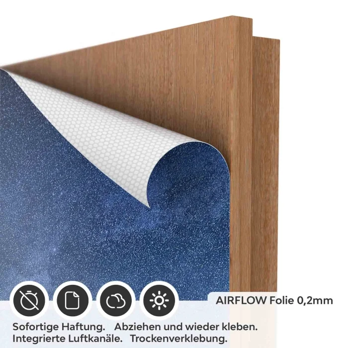 Türfolie Sternenschimmer am Leuchtturm AIRFLOW Folie