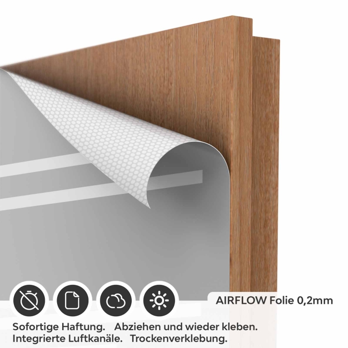 Türfolie versetzte Streifen AIRFLOW Folie