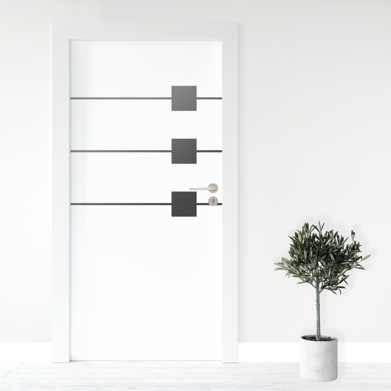 Türfolie Quadrate & Linien Artikelbild 1