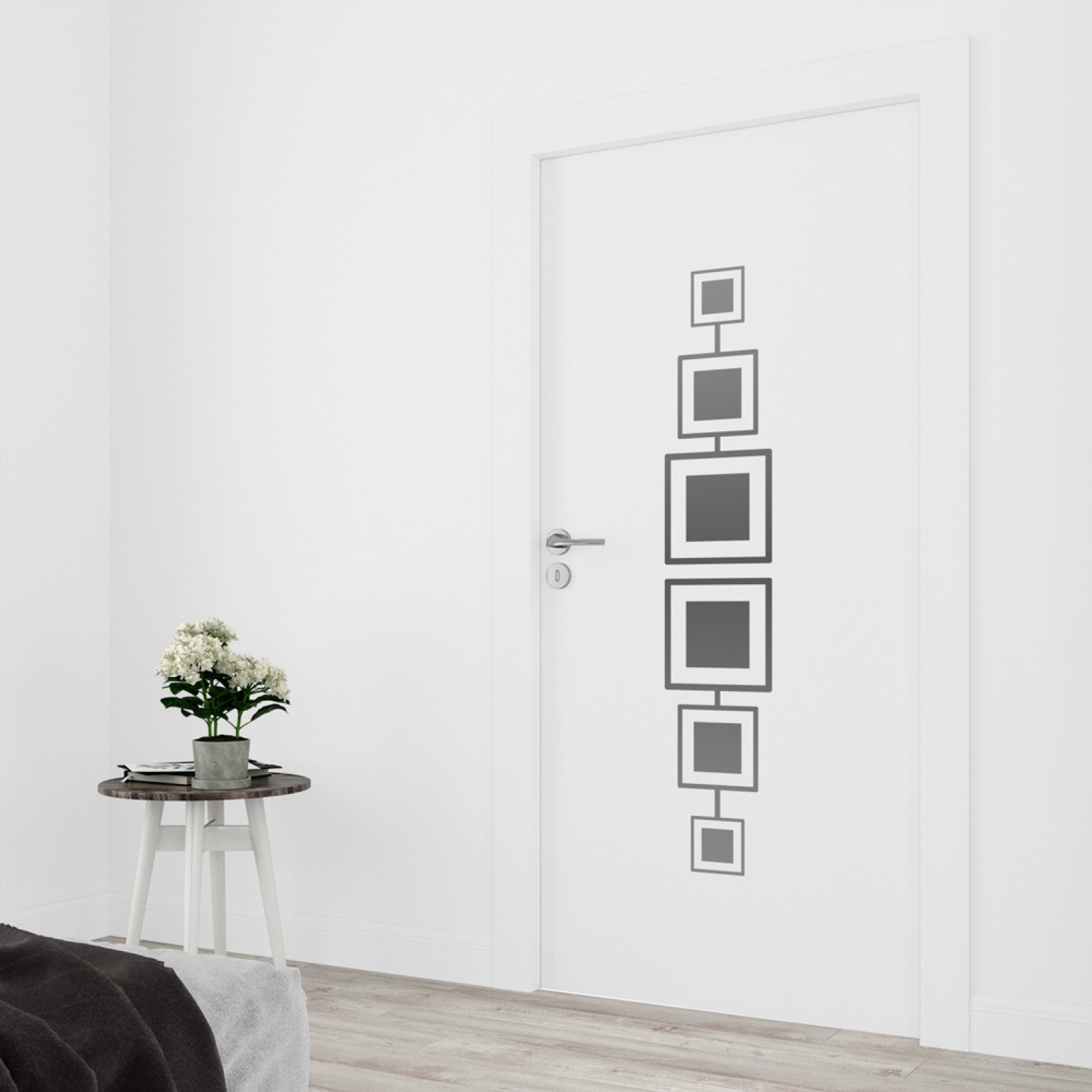 Türfolie altmodische Quadrate Artikelbild 2