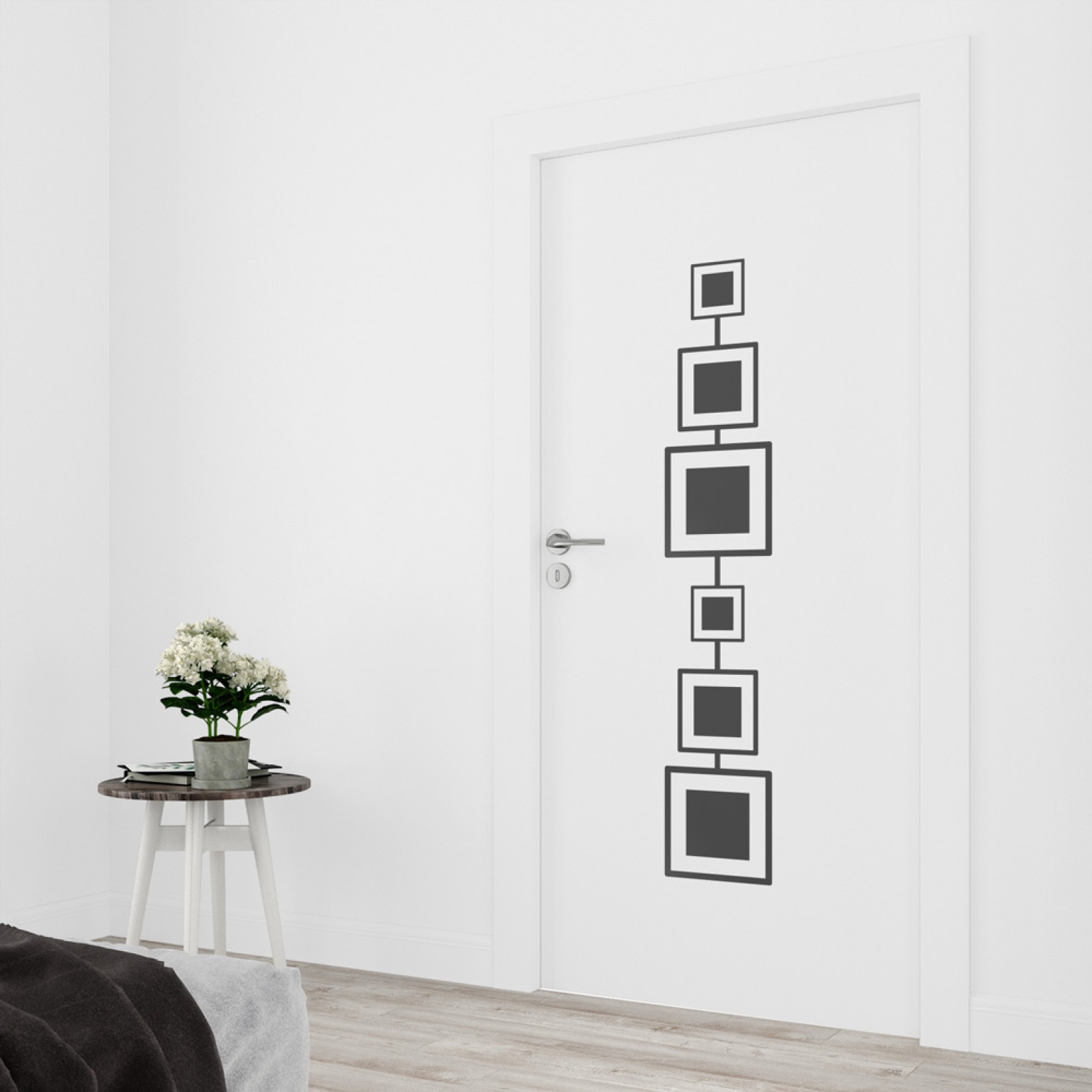 Türfolie angeordnete Quadrate Artikelbild 2