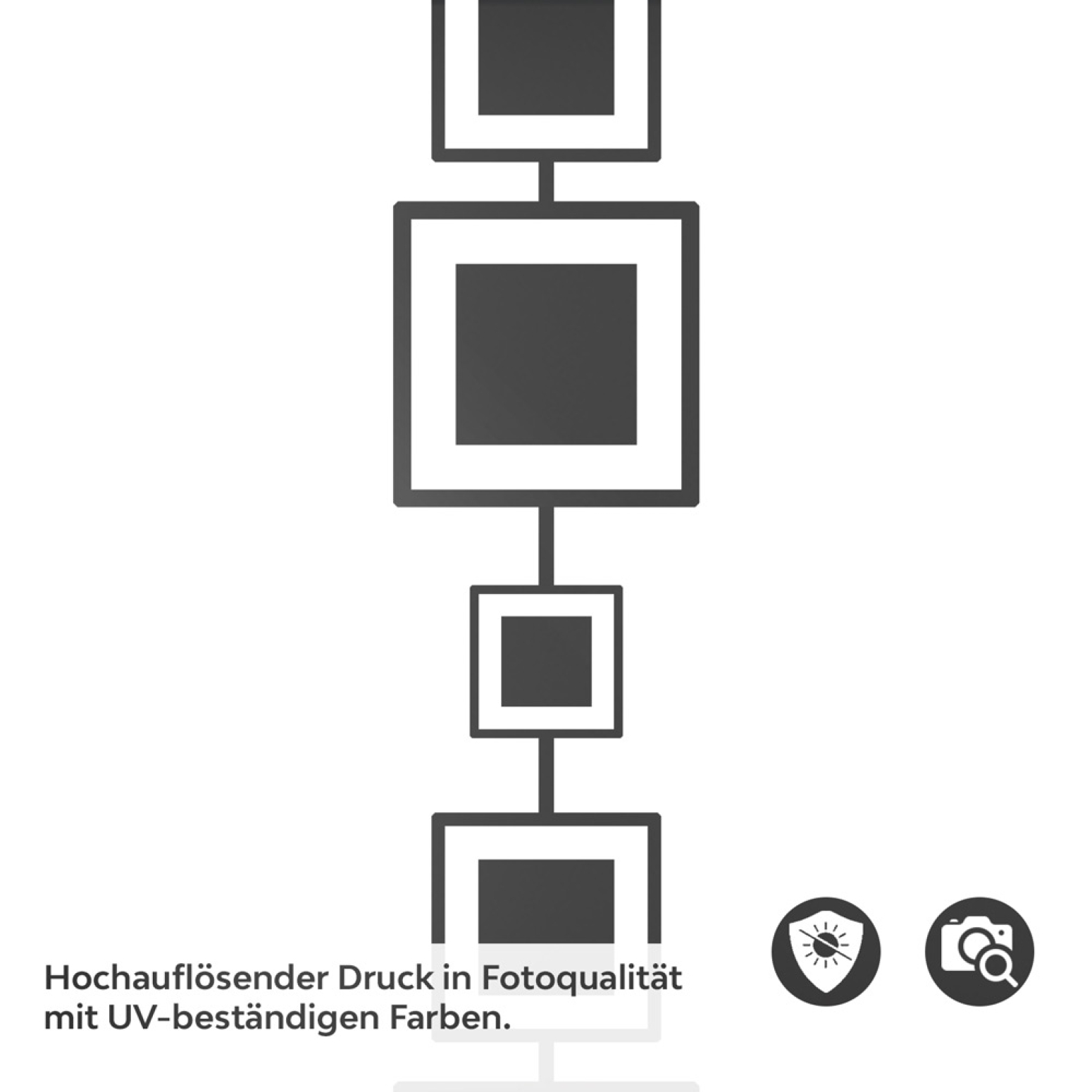 Türfolie angeordnete Quadrate Detailbild 2