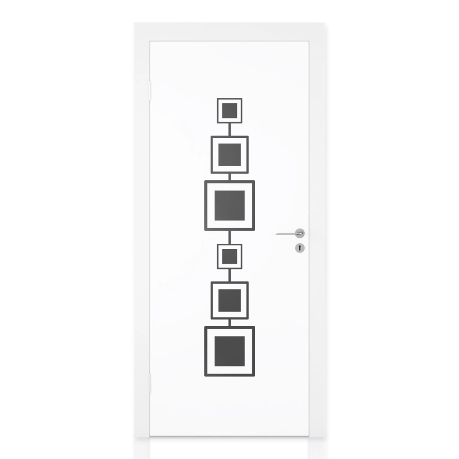 Türfolie angeordnete Quadrate Hauptbild 1