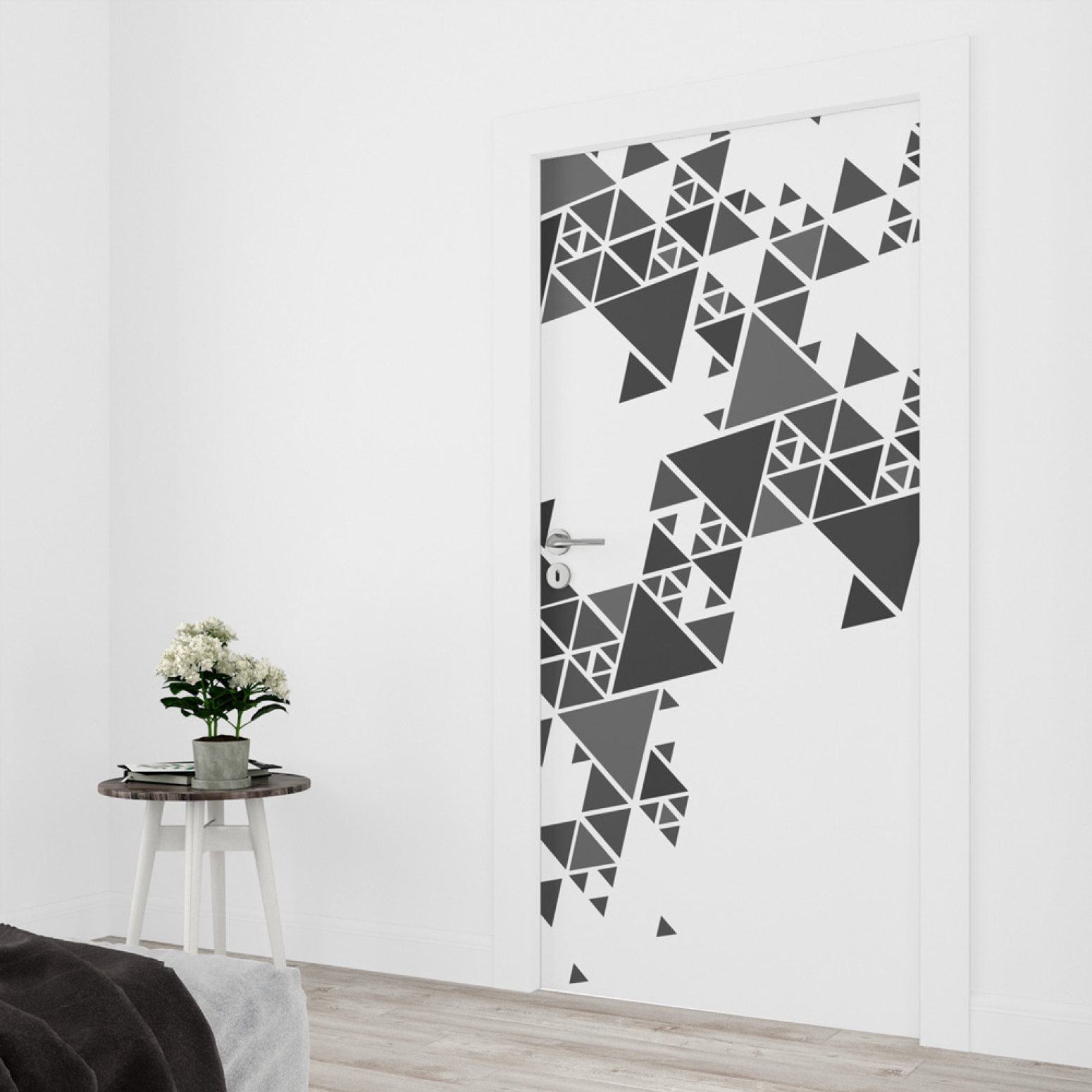 Türfolie Dreieck Muster Artikelbild 2