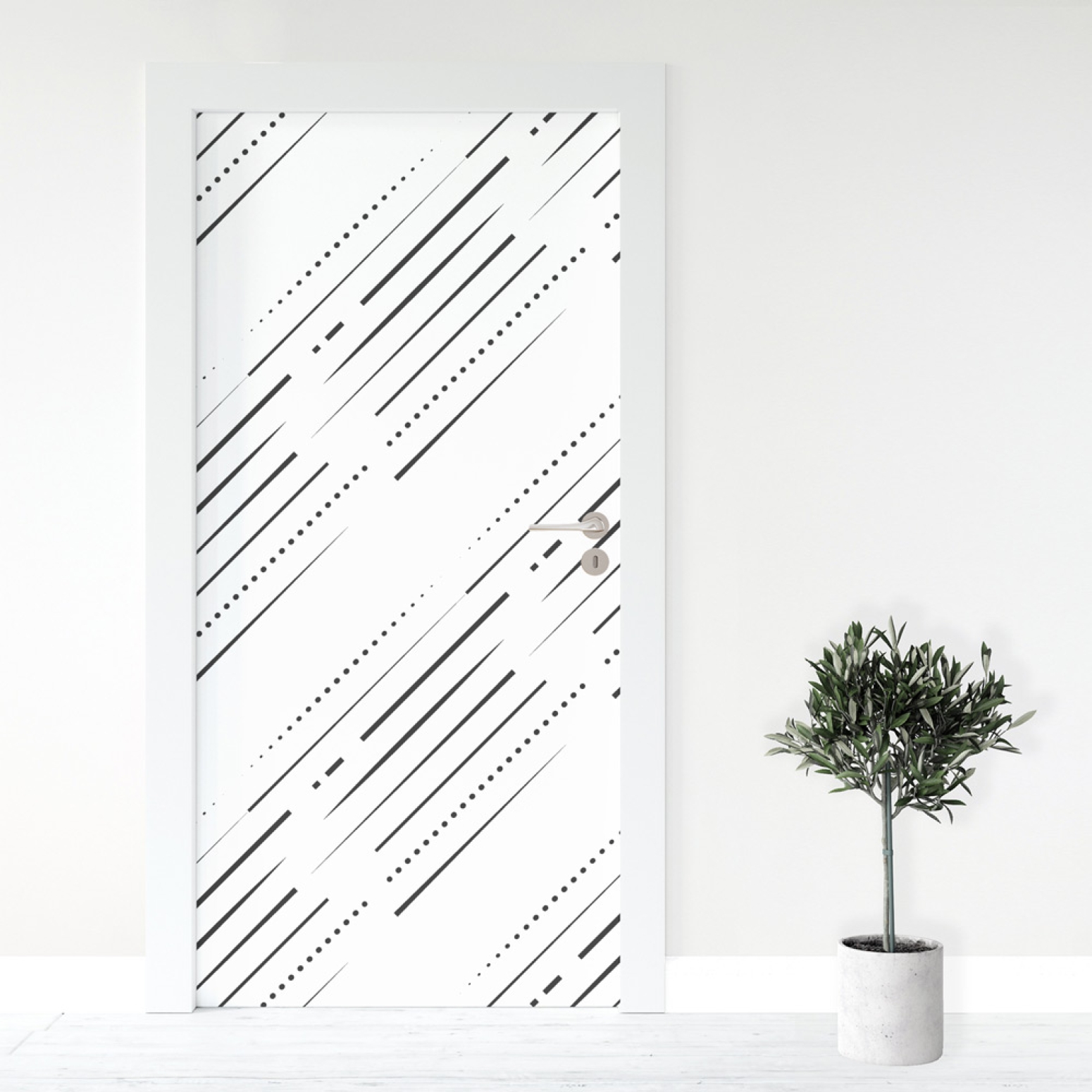 Türfolie gepunktete Linien Artikelbild 1