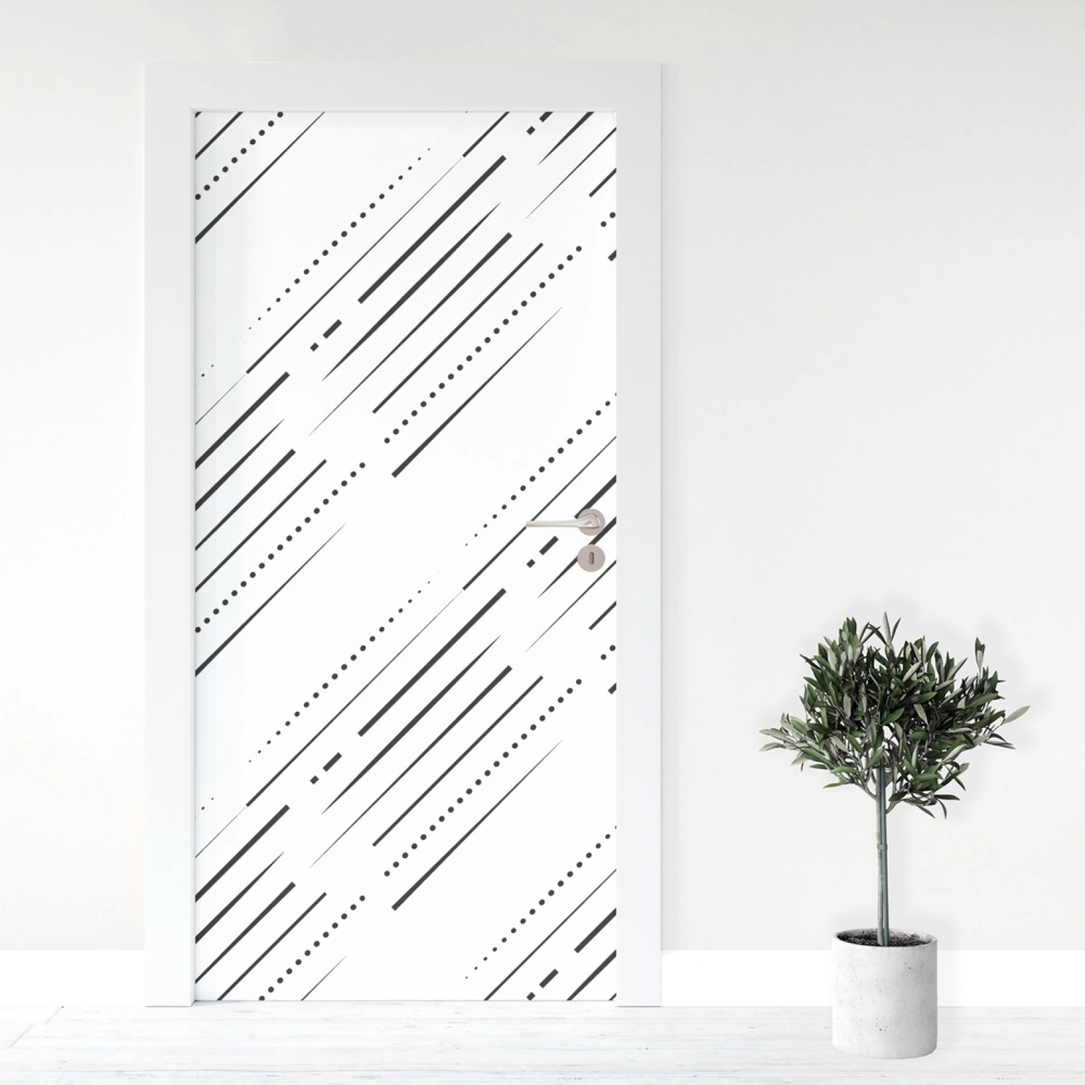 Türfolie gepunktete Linien Artikelbild 1