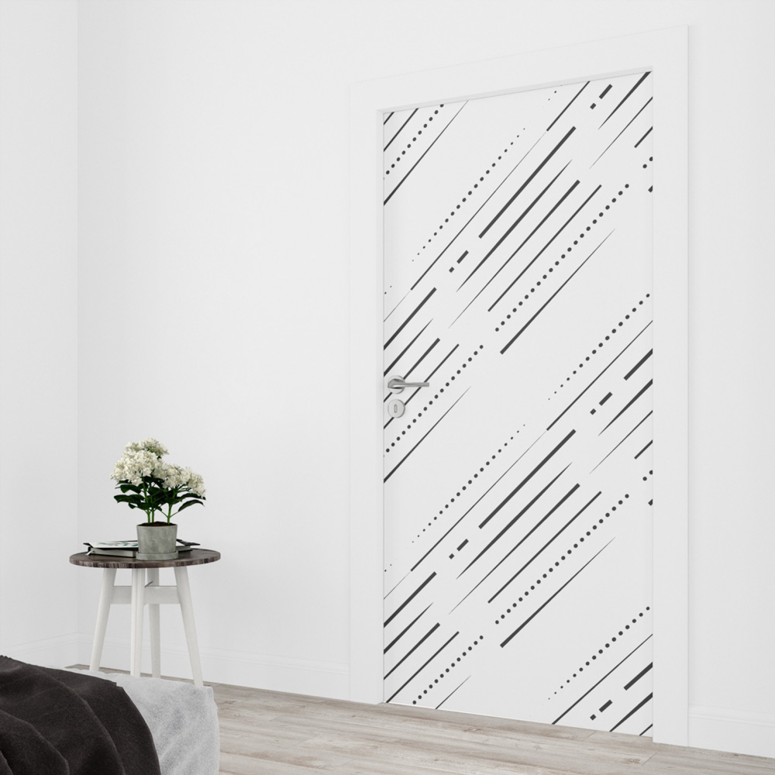 Türfolie gepunktete Linien Artikelbild 2