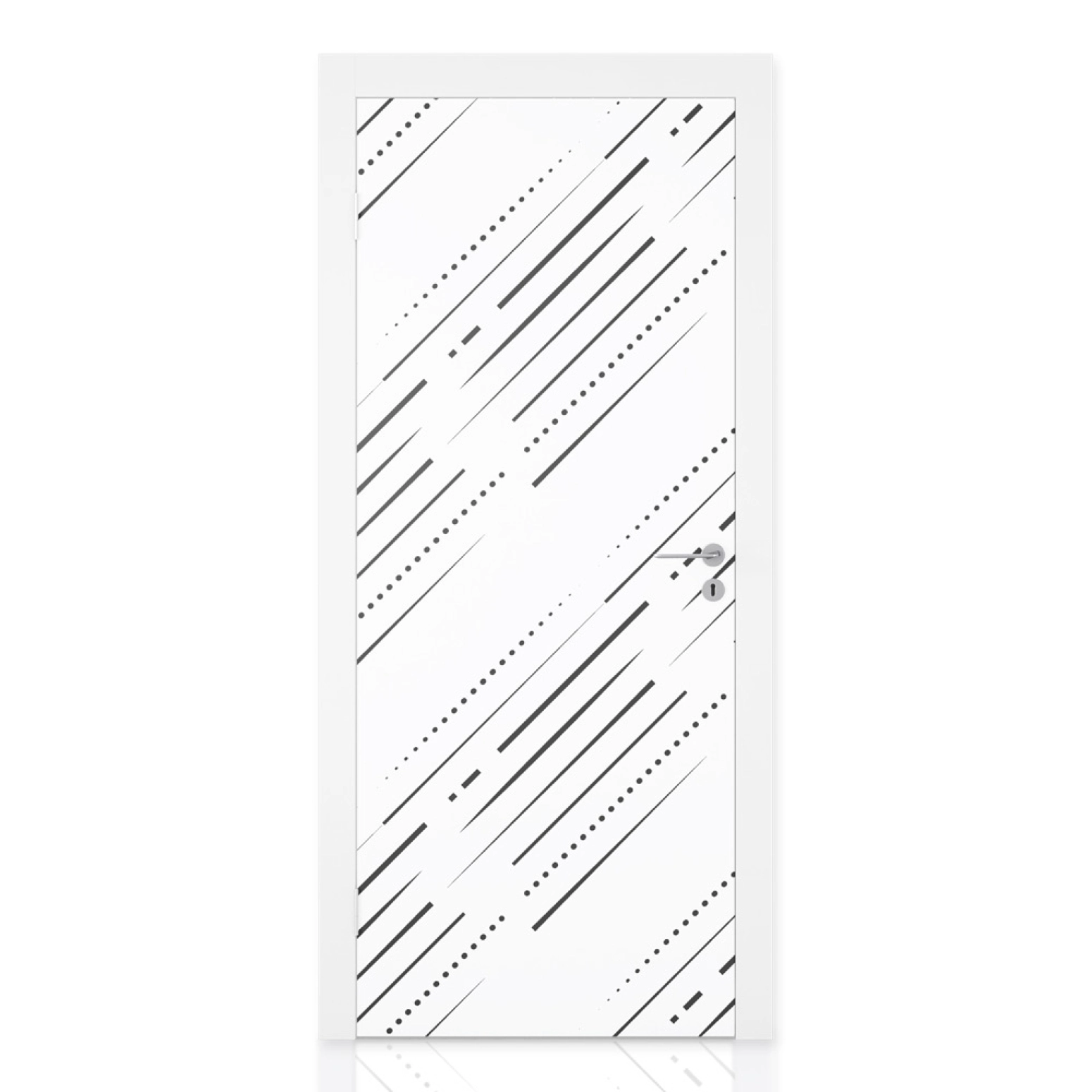 Türfolie gepunktete Linien Hauptbild 1