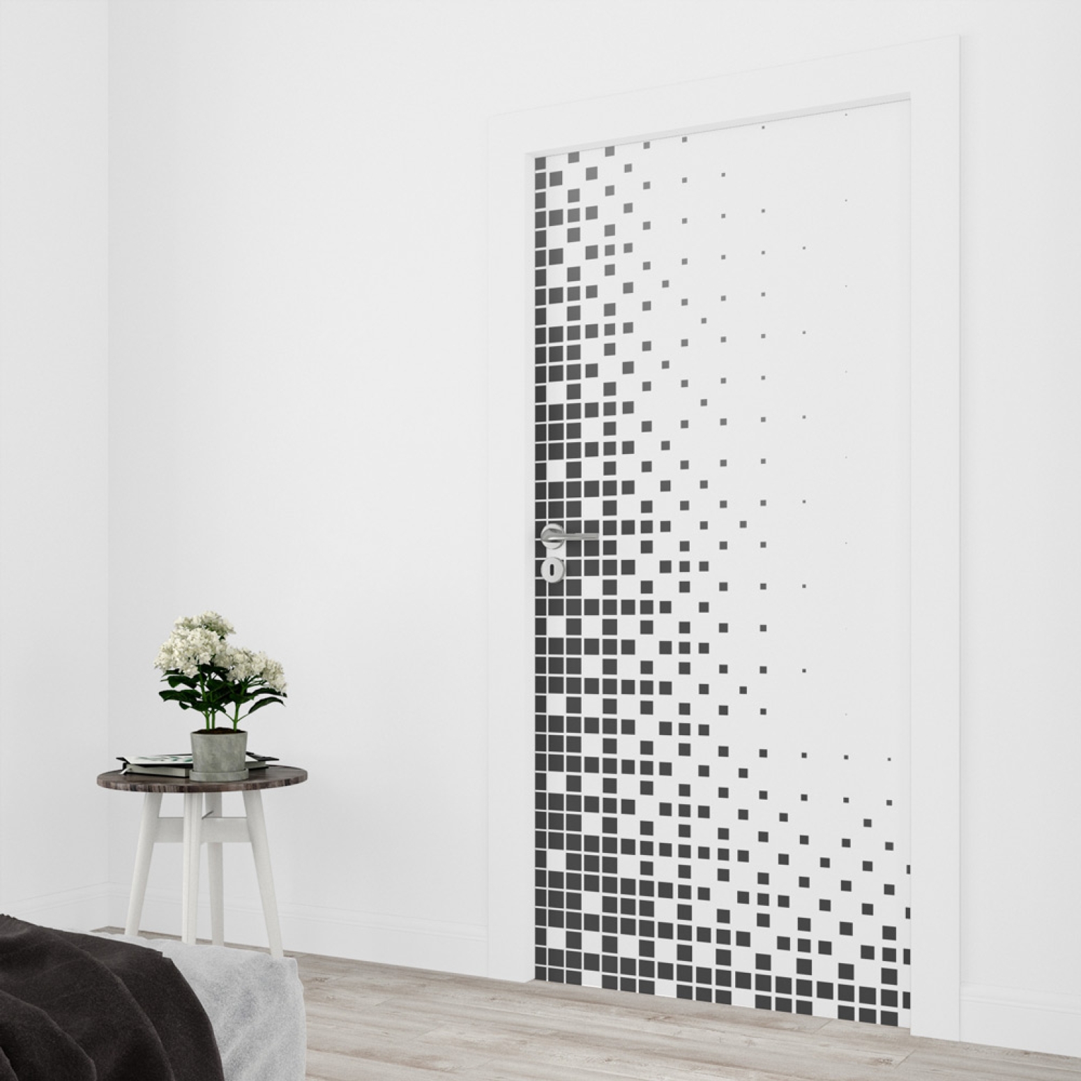 Türfolie quadratische Mosaik Muster Artikelbild 2