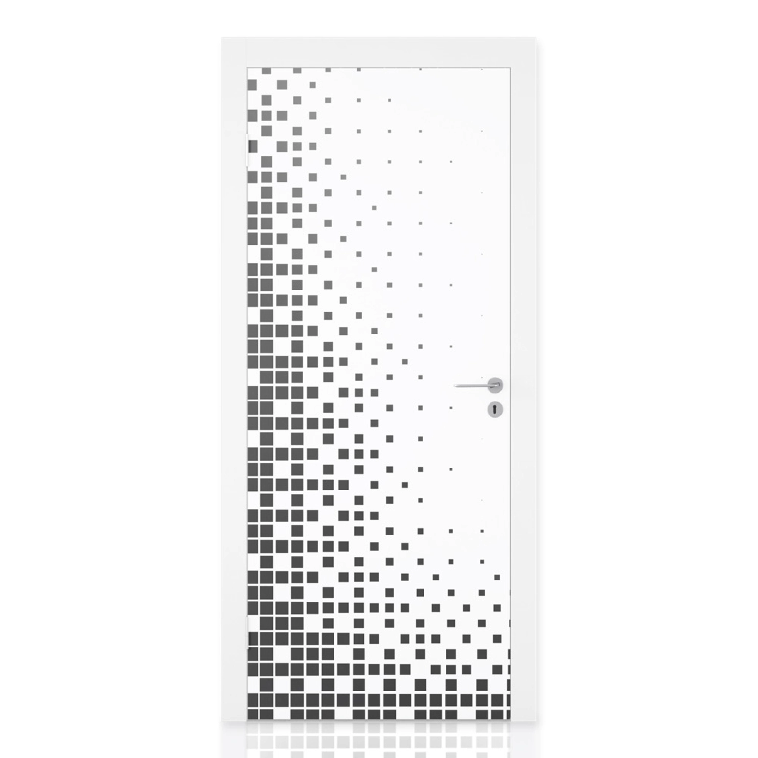 Türfolie quadratische Mosaik Muster Hauptbild 1