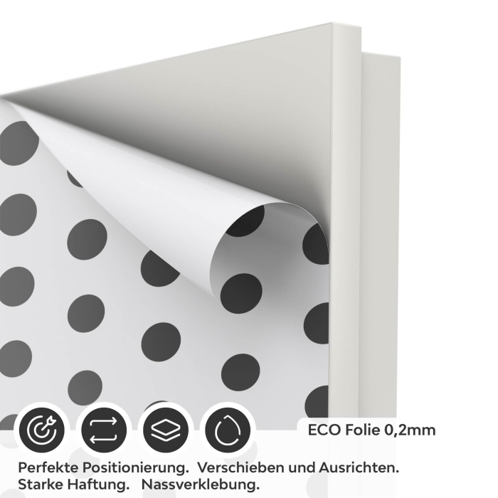 Türfolie getupfte Punkte ECO Folie