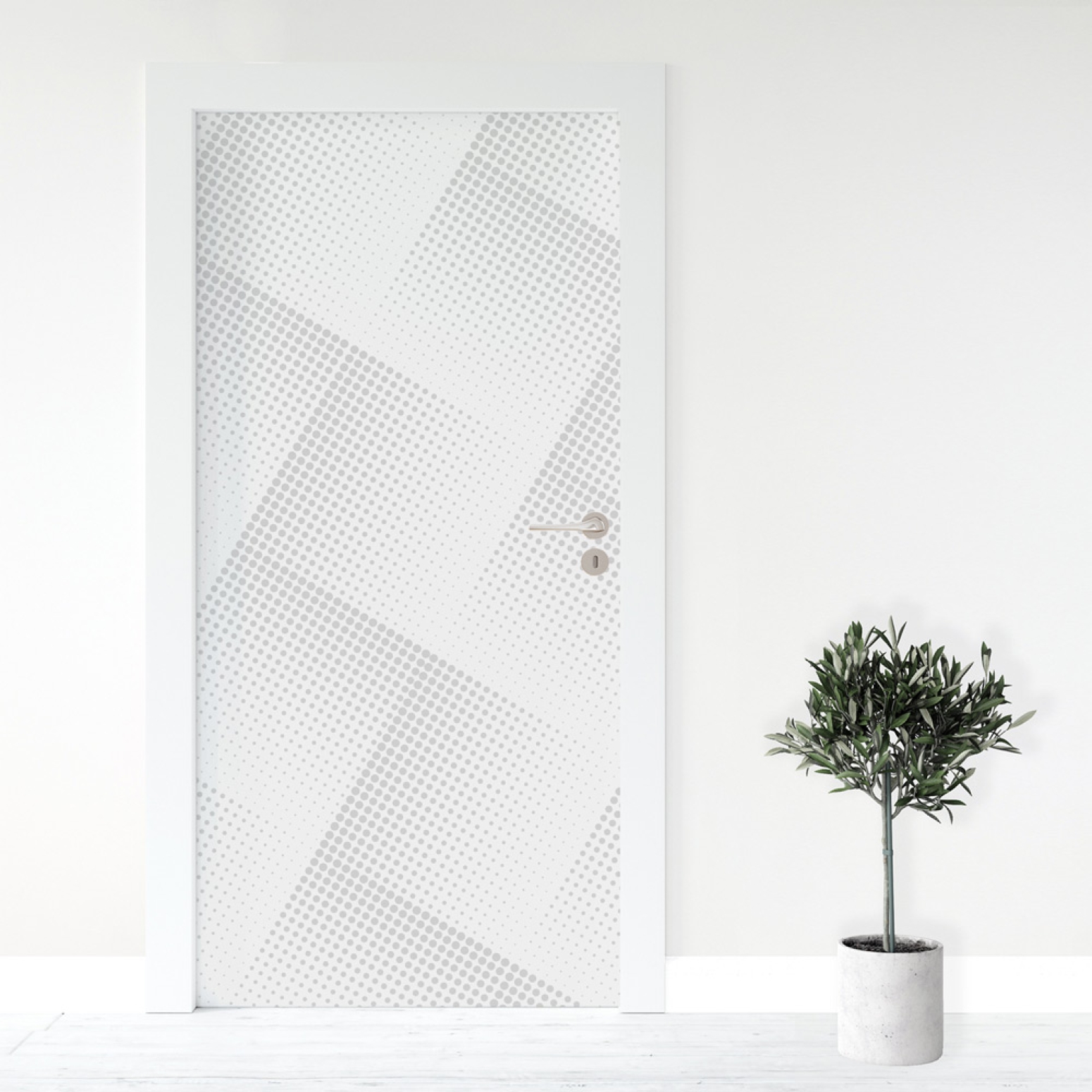 Türfolie diagonale Rechtecke Artikelbild 1