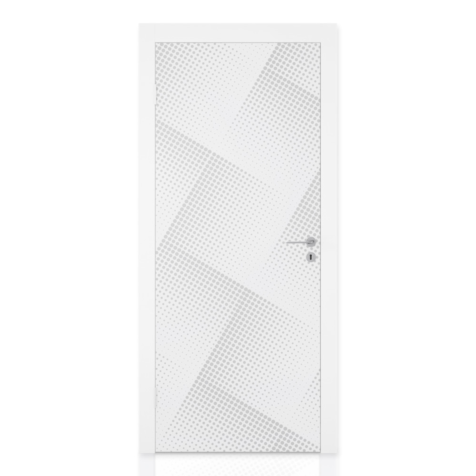 Türfolie diagonale Rechtecke