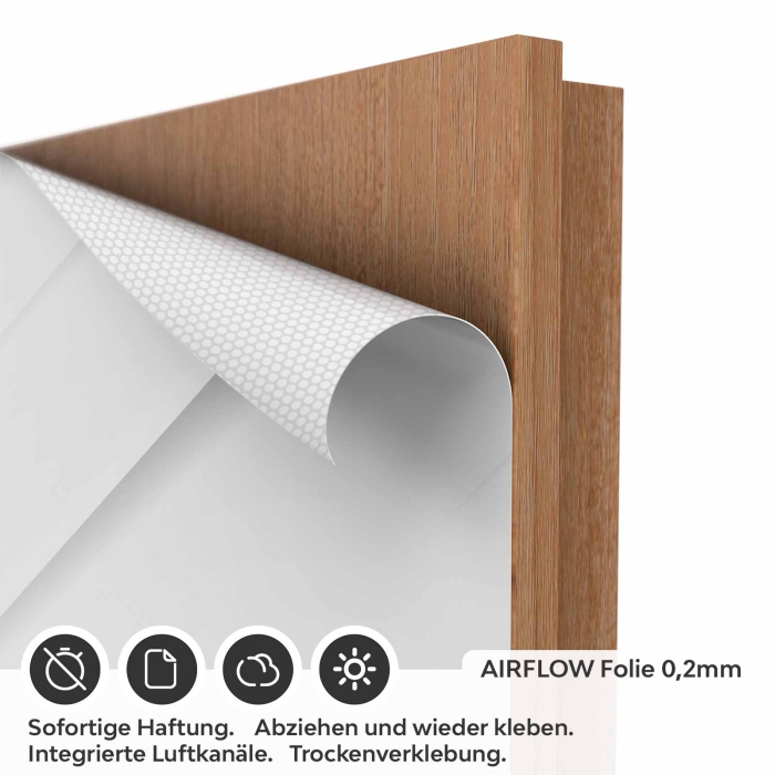 Türfolie mit modernen Linien AIRFLOW Folie