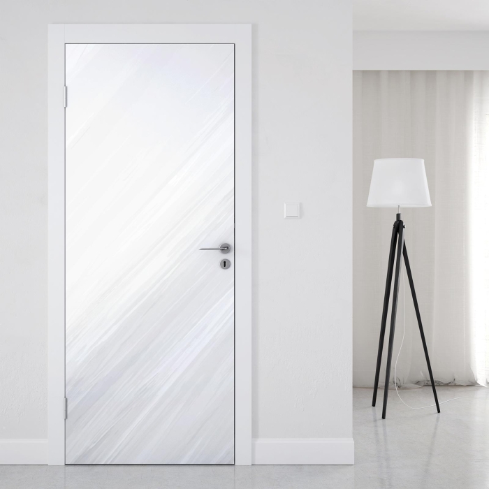 Türfolie mit dynamischen Pinselstrichen im abstrakten Design Artikelbild 1