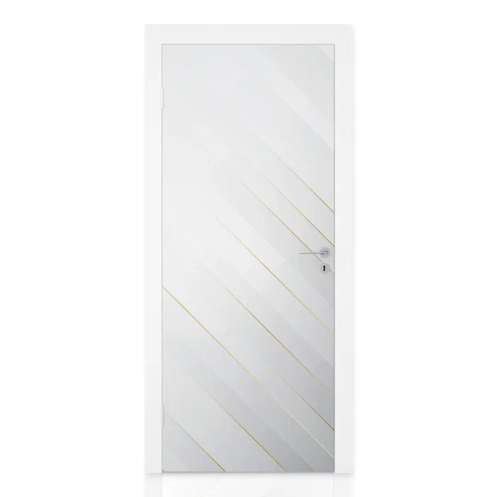 Türfolie mit goldenen Linien im modernen Design Hauptbild 1