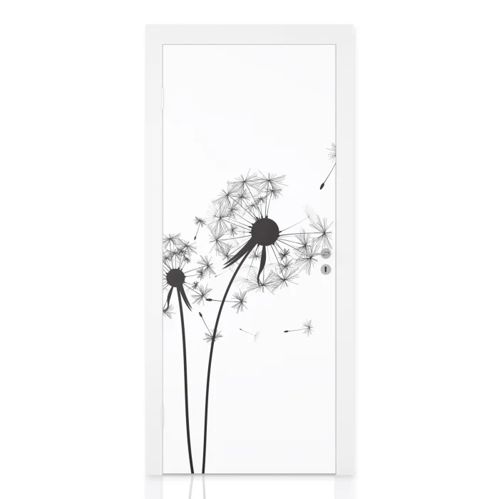 Türfolie Türfolie Zarte Pusteblumen Hauptbild 1
