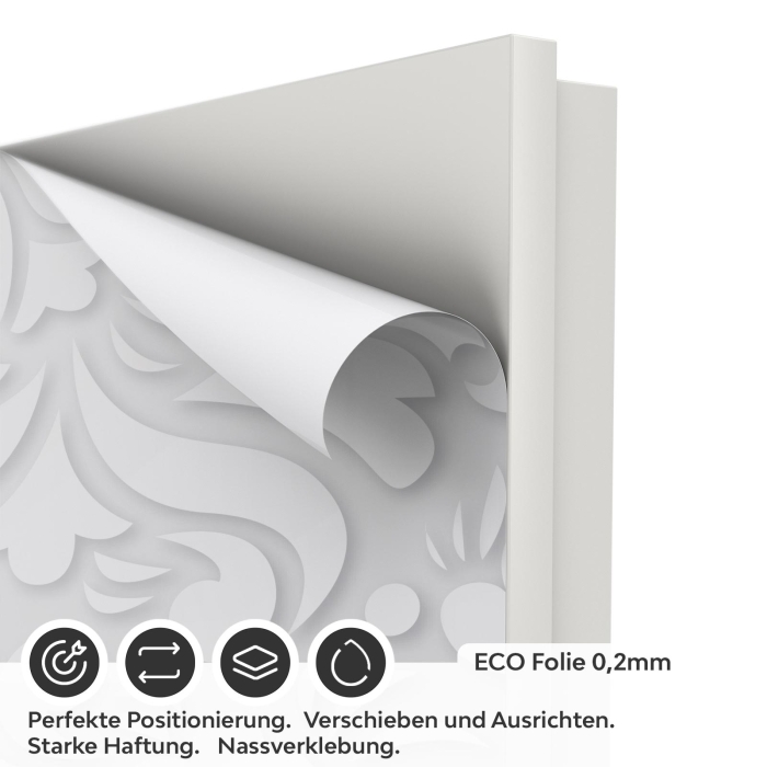 Türfolie Florale Ornamenten ECO Folie